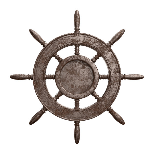 生锈的方向盘图片下载