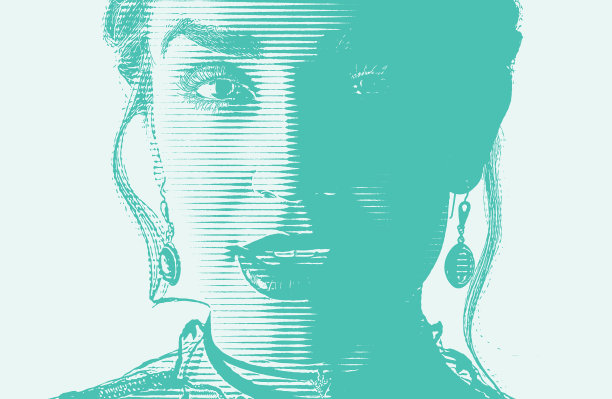 美女的脸的特写图片下载