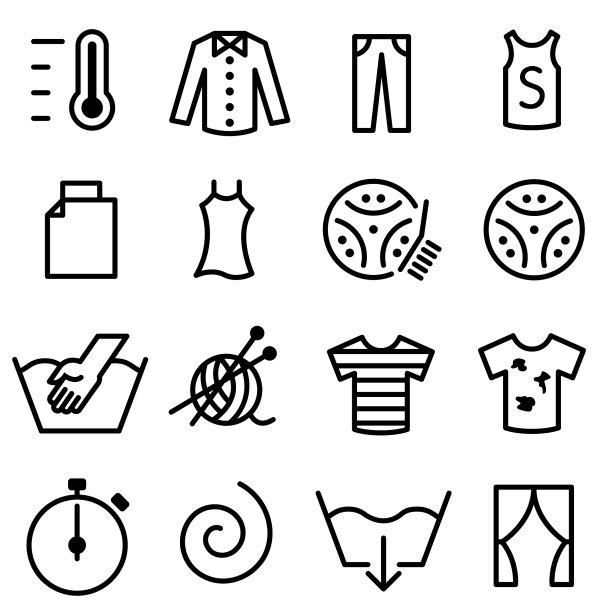 晾衣绳的图标图片下载