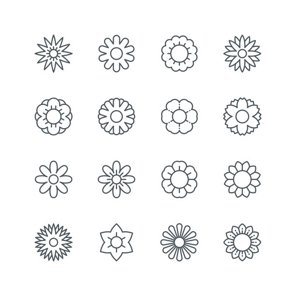 花卉图标图片下载