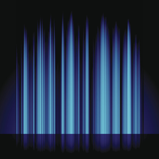 抽象的蓝色发光条纹背景图片下载