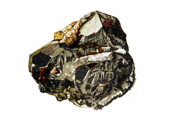 赤铁矿形成的岩石图片下载