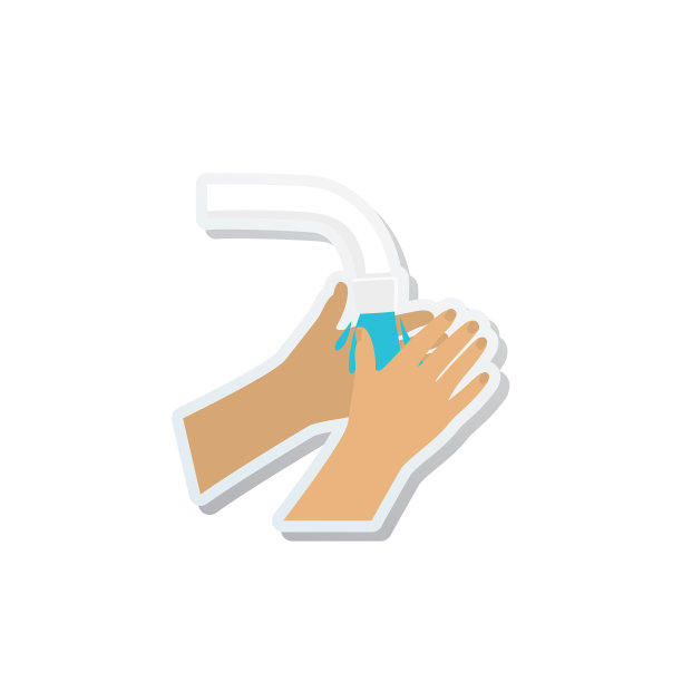 冠状病毒图标洗手图片下载