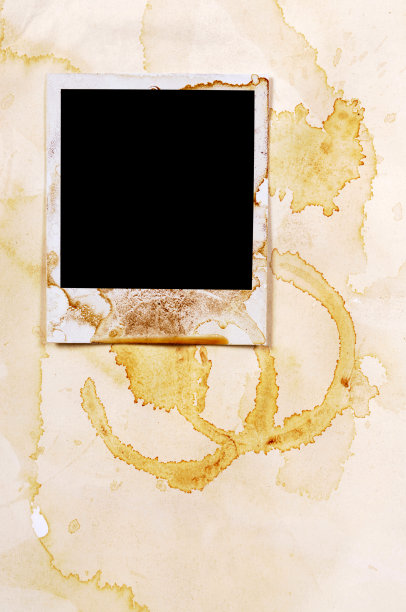 咖啡渍照片打印图片下载