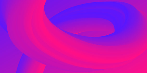 紫色渐变背景上的流体抽象设计图片下载