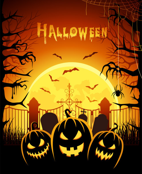 万圣节之夜设计理念图片下载