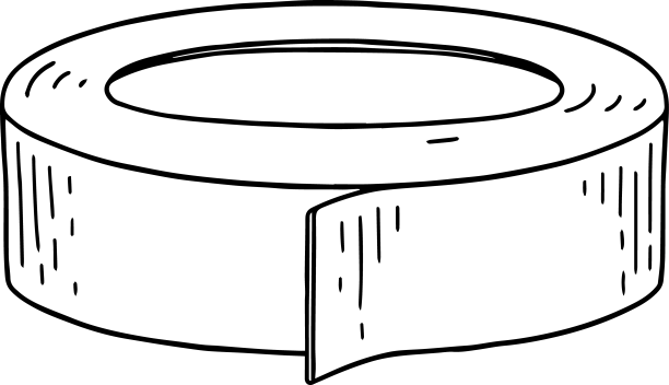 圆卷胶带用透明胶粘窄胶带图片下载
