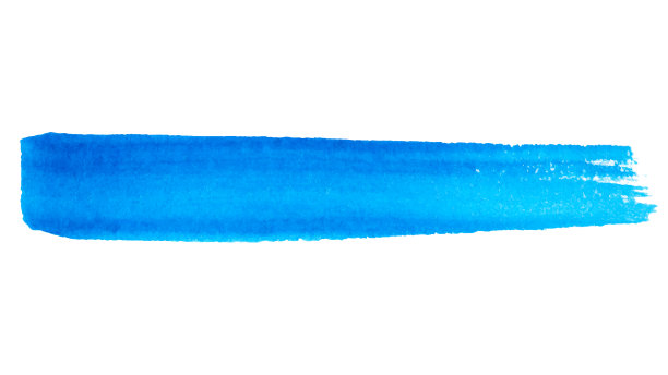 水彩画笔描边图片下载