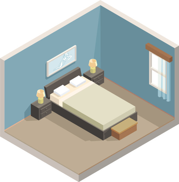 卧室等距图片下载