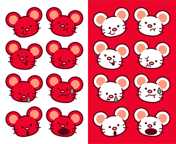 鼠年春节快乐图片下载