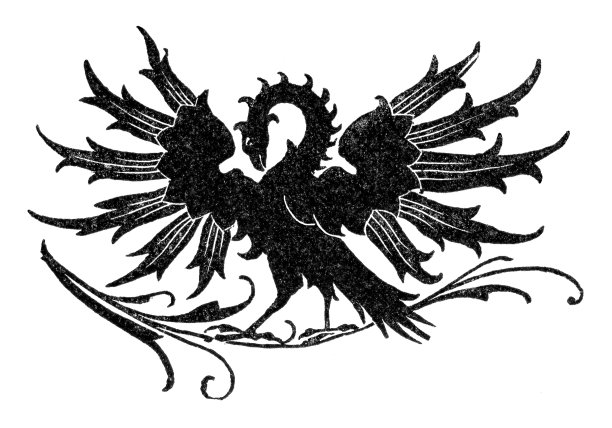 凤凰神话中的鸟插图15世纪图片下载