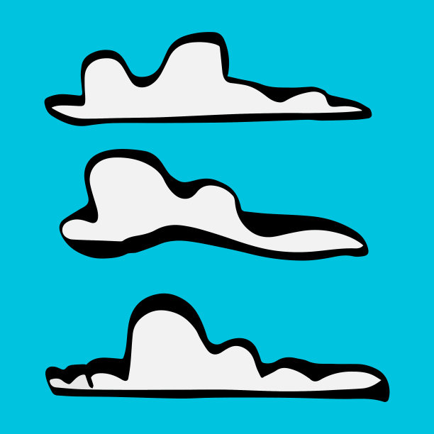 云设计卡通风格图片下载