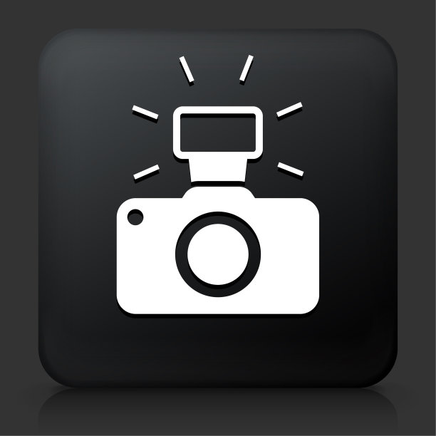 带有闪光灯图标的相机图片下载