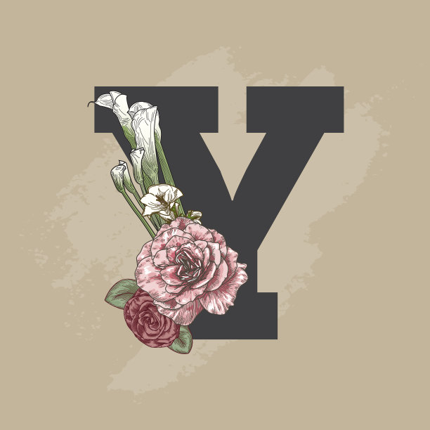 复古米色花落帽信图片下载