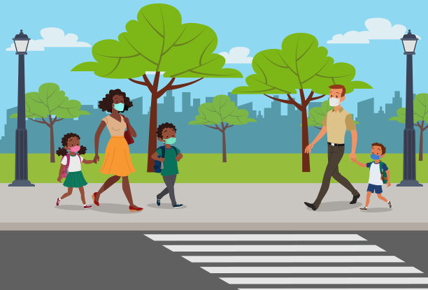 2019冠状病毒病大流行期间返校图片下载