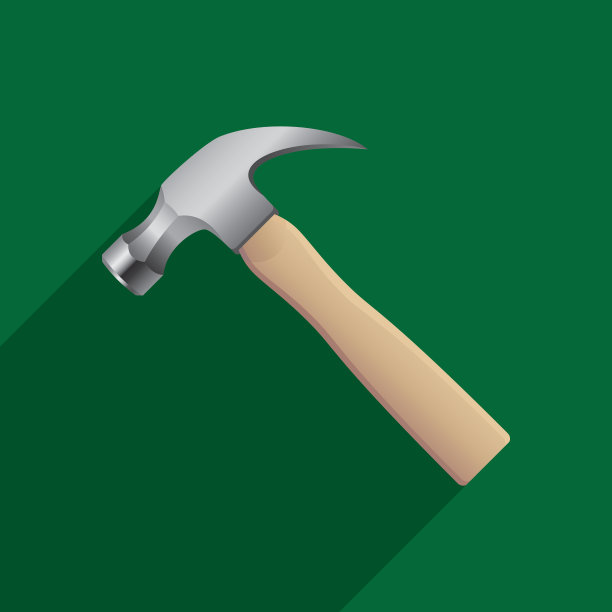 小锤子图标平图片下载