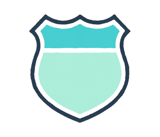 保证平面涂鸦图标设计图片下载