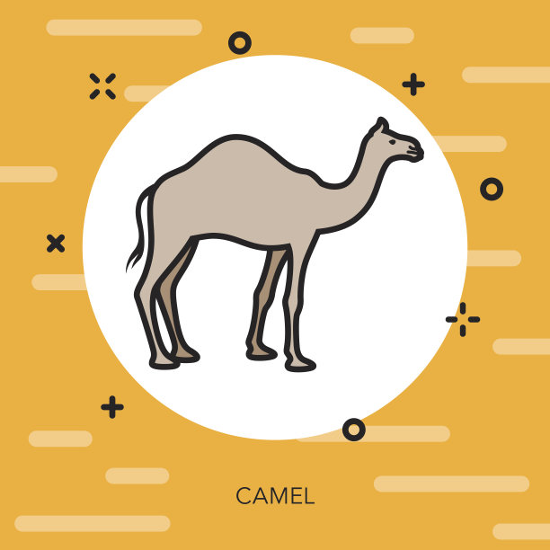 骆驼埃及图标图片下载