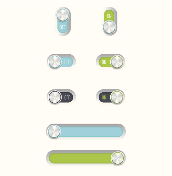 关闭，按钮和滑块图片下载