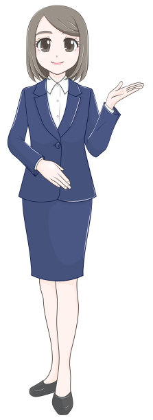 站立和指导的女商人图片下载