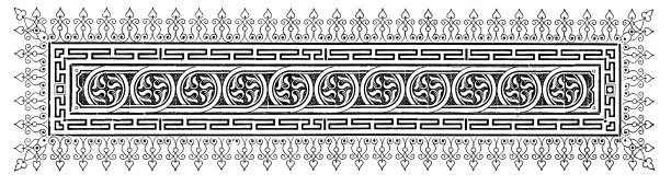 书籍装饰-白色背景上的花卉图案图片下载