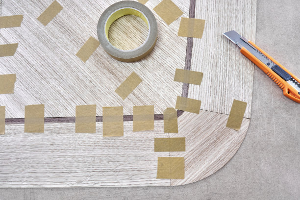 将单板拼接成帆布，用于餐桌上视图的桌面图片下载