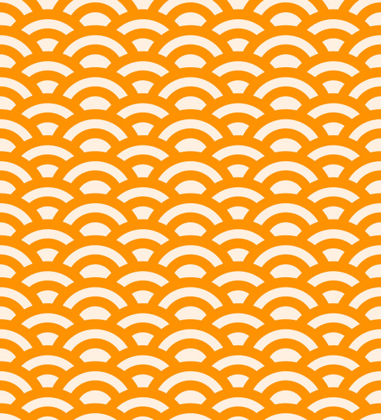 中式无缝圆形抽象波浪纹样图片下载