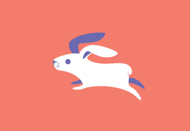 兔子跑的象征图片下载