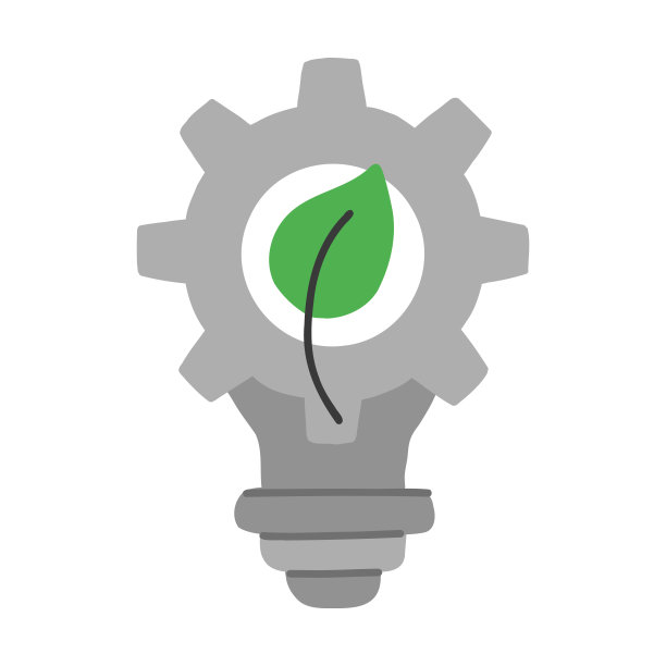 环境工程卡通风格图标。彩色符号矢量插图图片下载