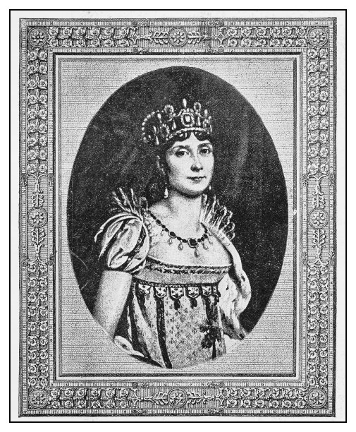 古董插图:约瑟芬皇后图片下载