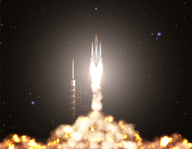 航天飞机起飞图片下载