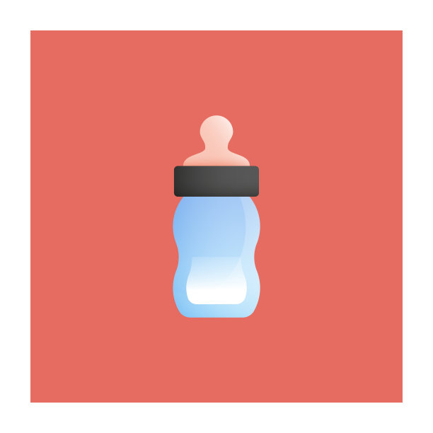 婴儿的奶瓶图标图片下载