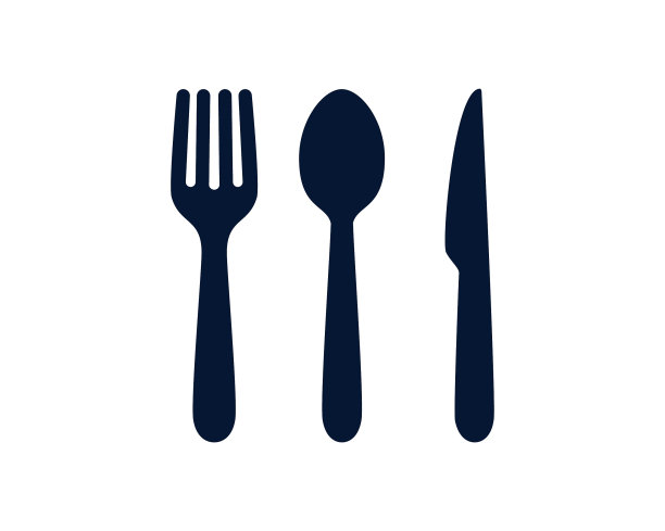 餐桌上的刀叉餐具，表明用餐者或食物的载体图片下载