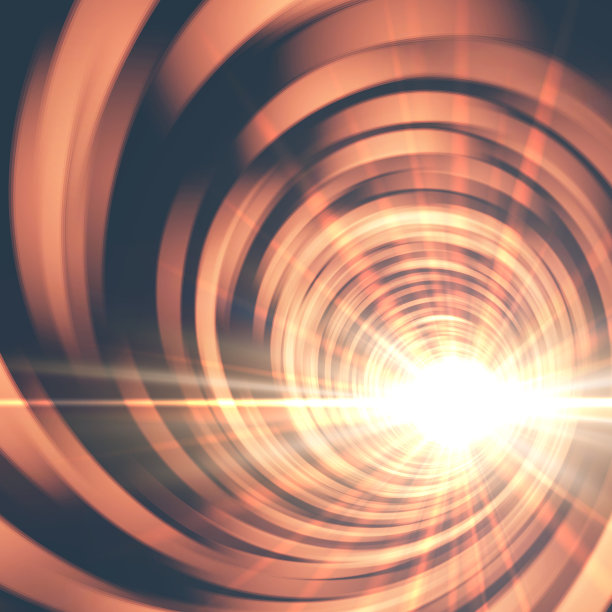 入口隧道与明亮的光抽象背景图片下载