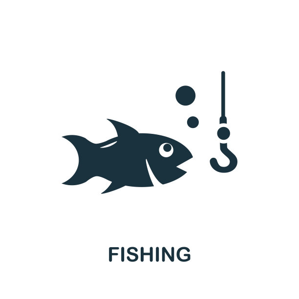 钓鱼图标。来自假期收藏的简单插图。创意钓鱼图标的网页设计，模板，信息图和更多图片下载