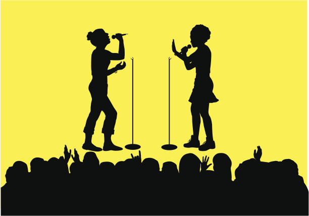 流行音乐青少年波普乐队(Vector)图片下载