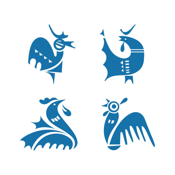 幽默的畸形公鸡图标图片下载