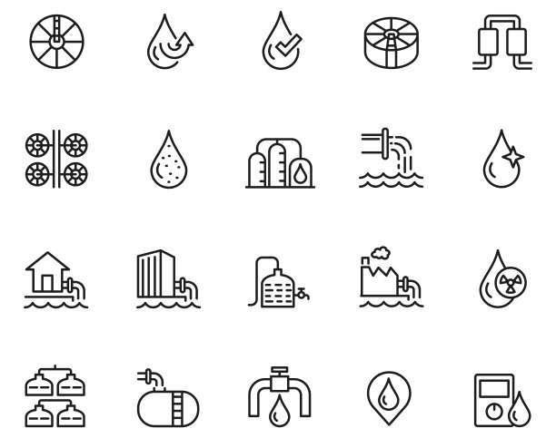 水处理图标组图片下载