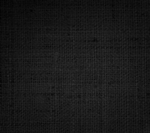 黑色麻绳纹理背景。黑布壁黑布壁纸。粗布质朴，帆布面料质地自然。天然复古亚麻粗麻布编织，旧棉花地毯背景。图片下载