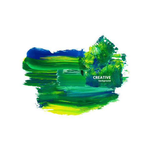 矢量水彩画，彩色染色，矢量垃圾，水彩横幅图片下载