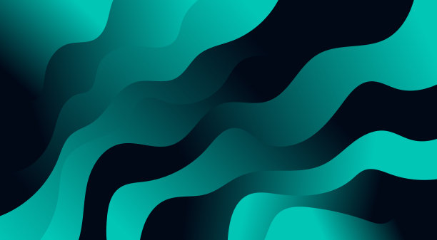 现代蓝色梯度液体分层抽象背景图片下载