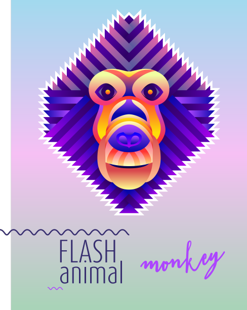 抽象的动物图片下载