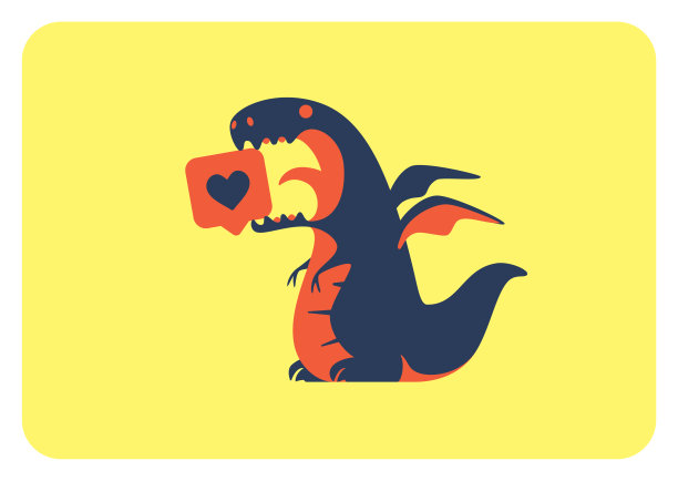 有翅膀的恐龙像一个图标图片下载