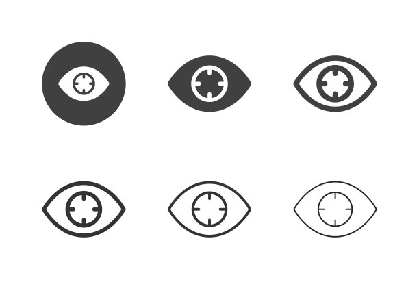 眼睛目标图标-多系列图片下载