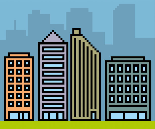 像素建筑图片下载