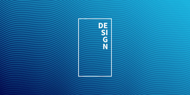 时尚的几何设计-蓝色抽象背景图片下载