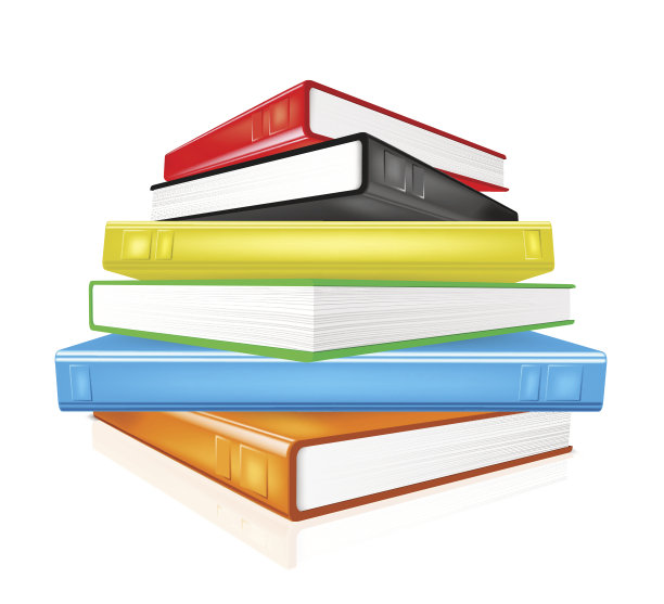 五颜六色的书图片下载