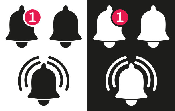 铃声警报图标集合图片下载