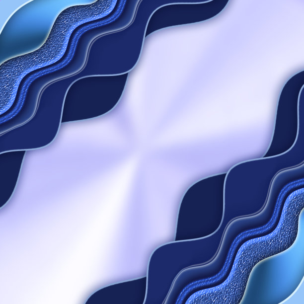 抽象蓝色梯度波背景。宣传册设计的模板。为您的美丽的宣传册设计和背景模板。图片下载