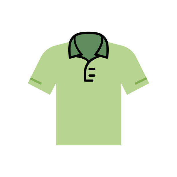 t恤平图标。平面设计矢量插图图片下载